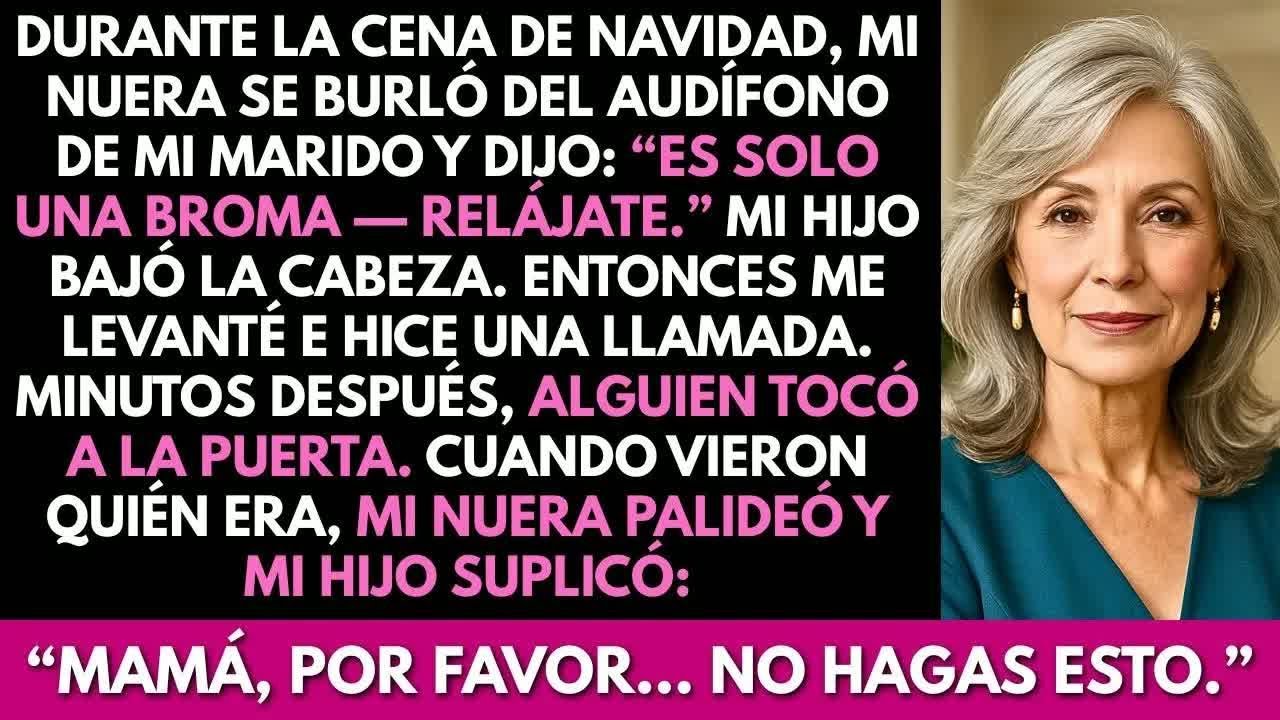 Mi nuera se burló del audífono de mi marido  Minutos después… me levanté e hice que se arrepinti