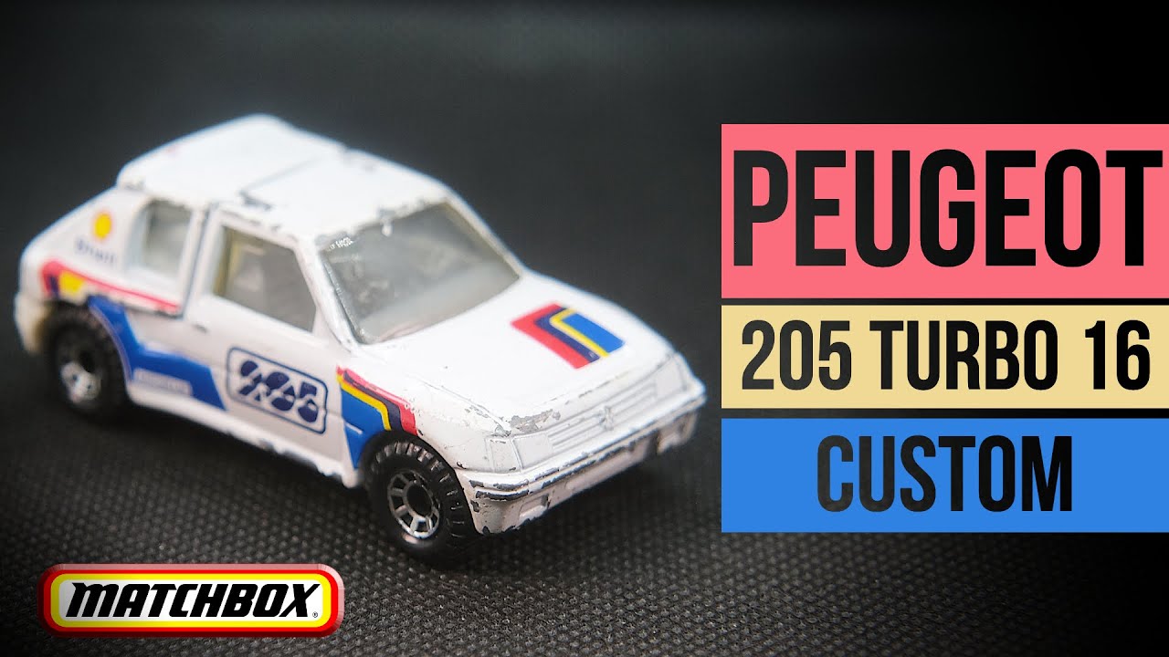 MATCHBOX custom: MB142 Peugeot 205 Turbo 16