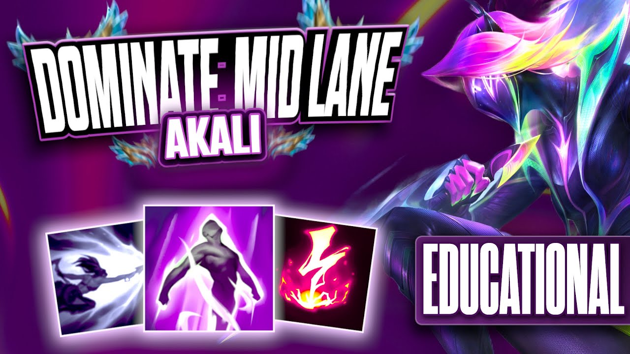 educational full game challenger akali guide (vs orianna) - young