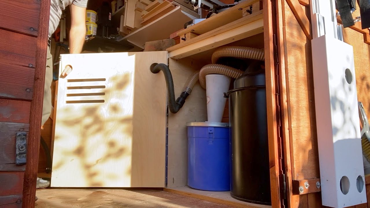 The Shed's Compact Dust Extraction System