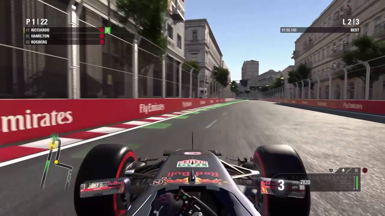 Formula 1 2016 PS4 Gameplay 001 Quick Race Baku