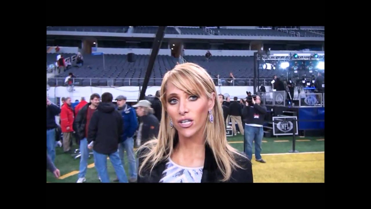 Ines Sainz with Marty Caswell on Dallas Media Day