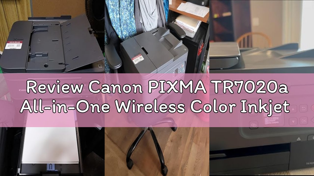 Review Canon PIXMA TR7020a All-in-One Wireless Color Inkjet Printer, with Duplex Printing, Mobile Pr