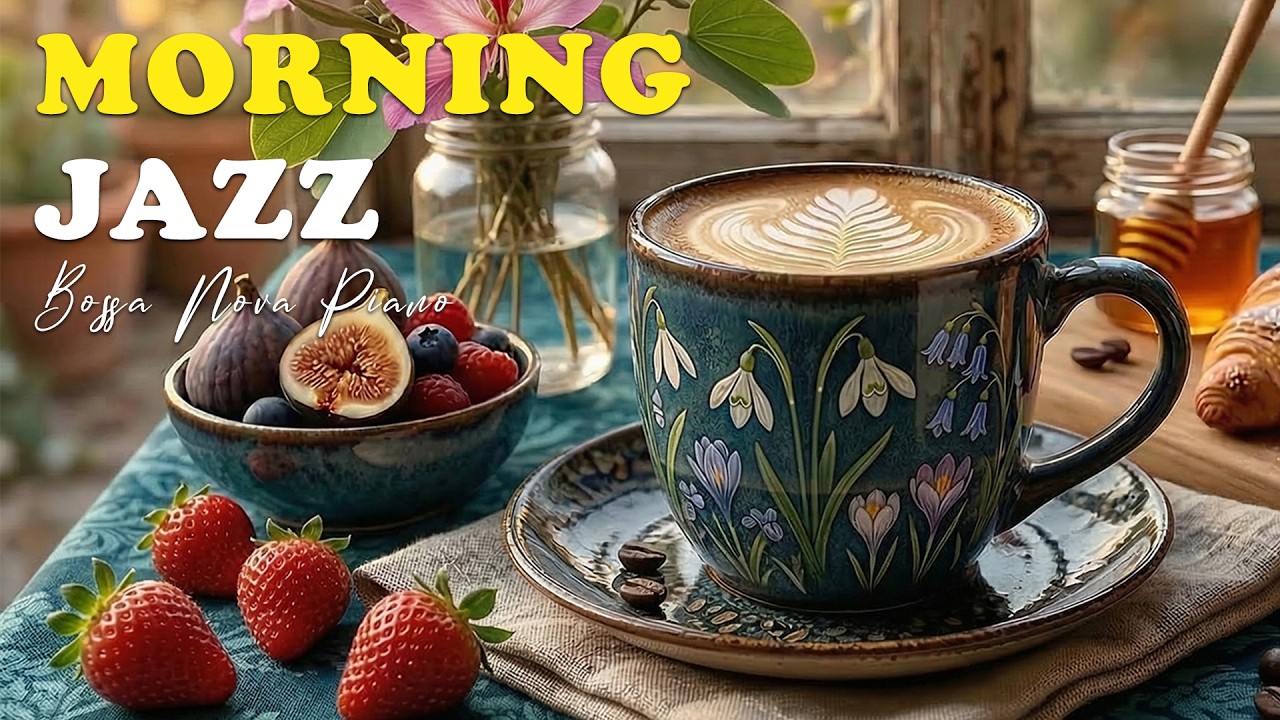Happy Morning Coffee Jazz ☕ Elegant Jazz & Bossa Nova Music for Focus, Study and Deep Productivity