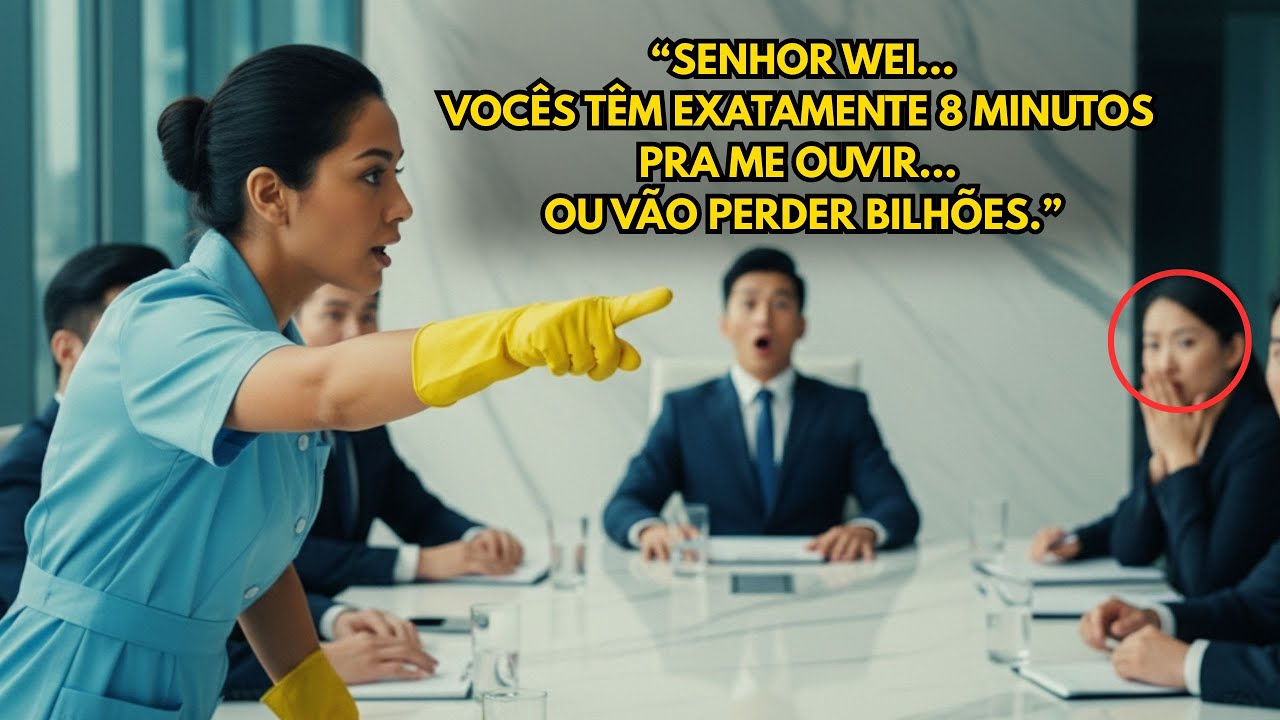“Cale-se e limpe!” — disse o Milionário… até ela responder em 5 idiomas diferentes..