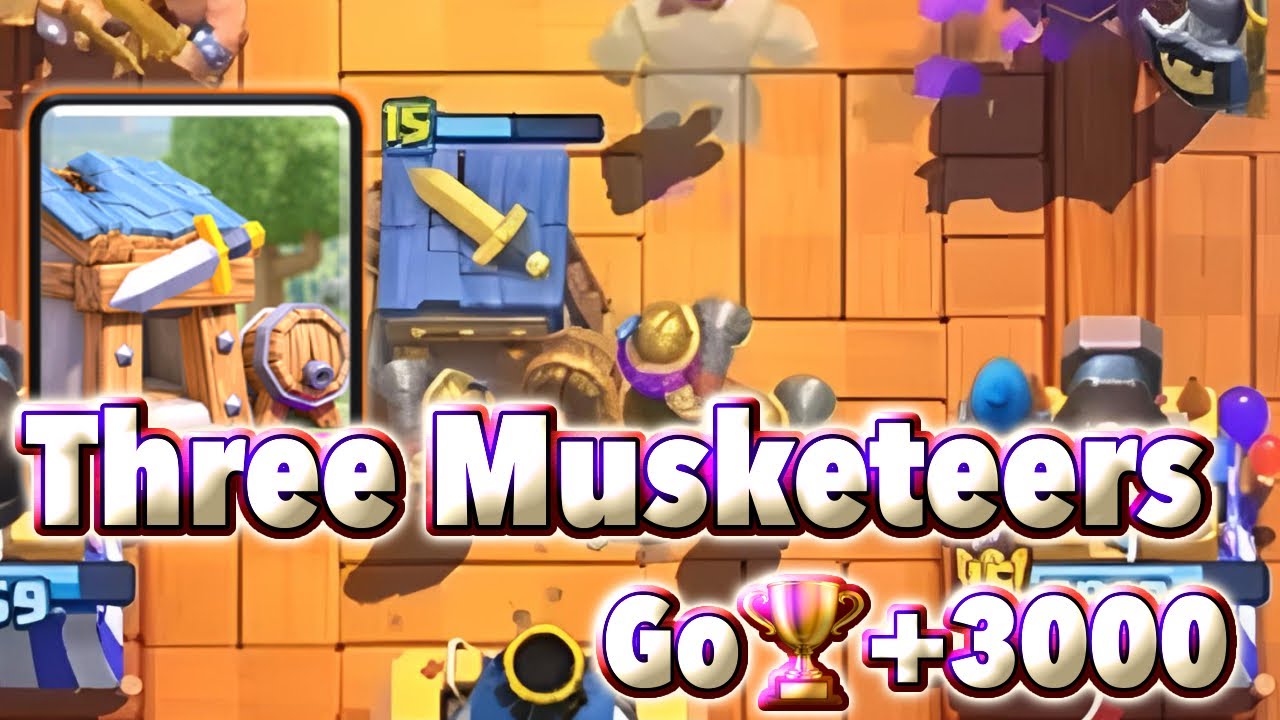 New Three Musketeers Deck is Strong??😅-Clash Royale
