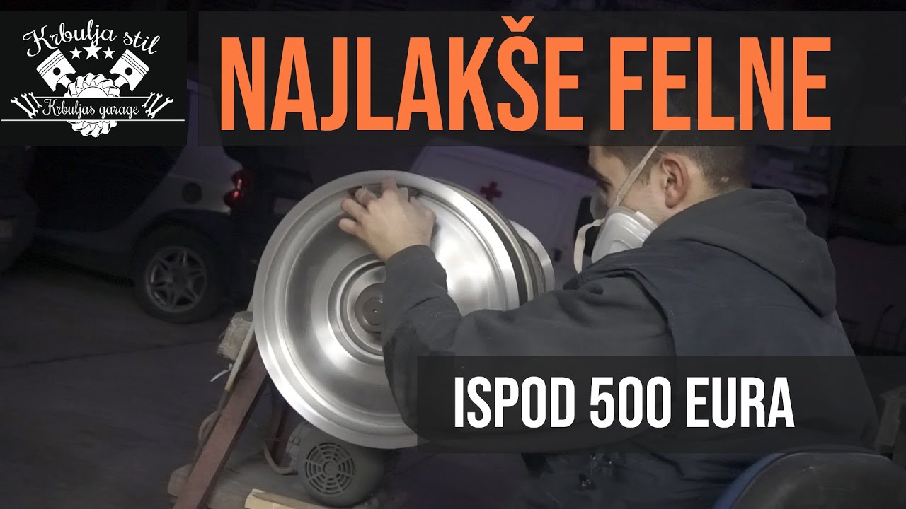 Ralf dobija najlakše felne (ispod 500e) | Brush finish poliranje felni | Krbulja Stil