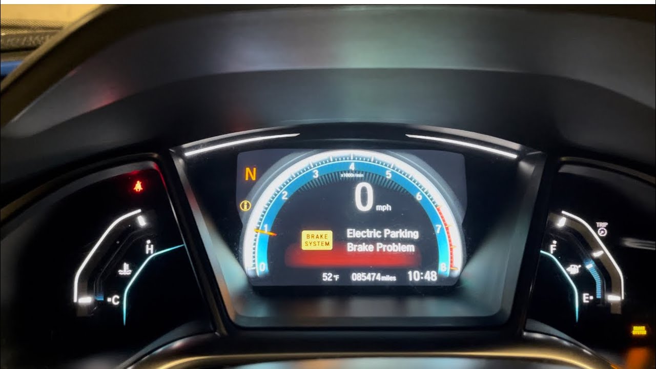 2016-2020 Honda Civic Electronic Parking brake problem (how to diagnose & fix it)