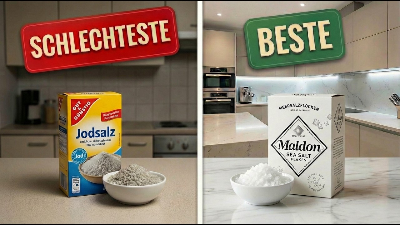 8 Salzmarken BEWERTET Vom Schlechtesten zum Besten (Die Meisten Sind VOLLER ZUSATZSTOFFE)