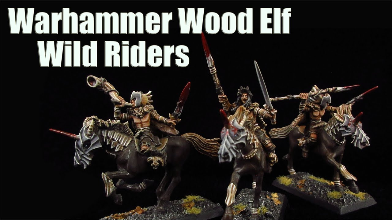 Warhammer Wood Elf Wild Riders 360°
