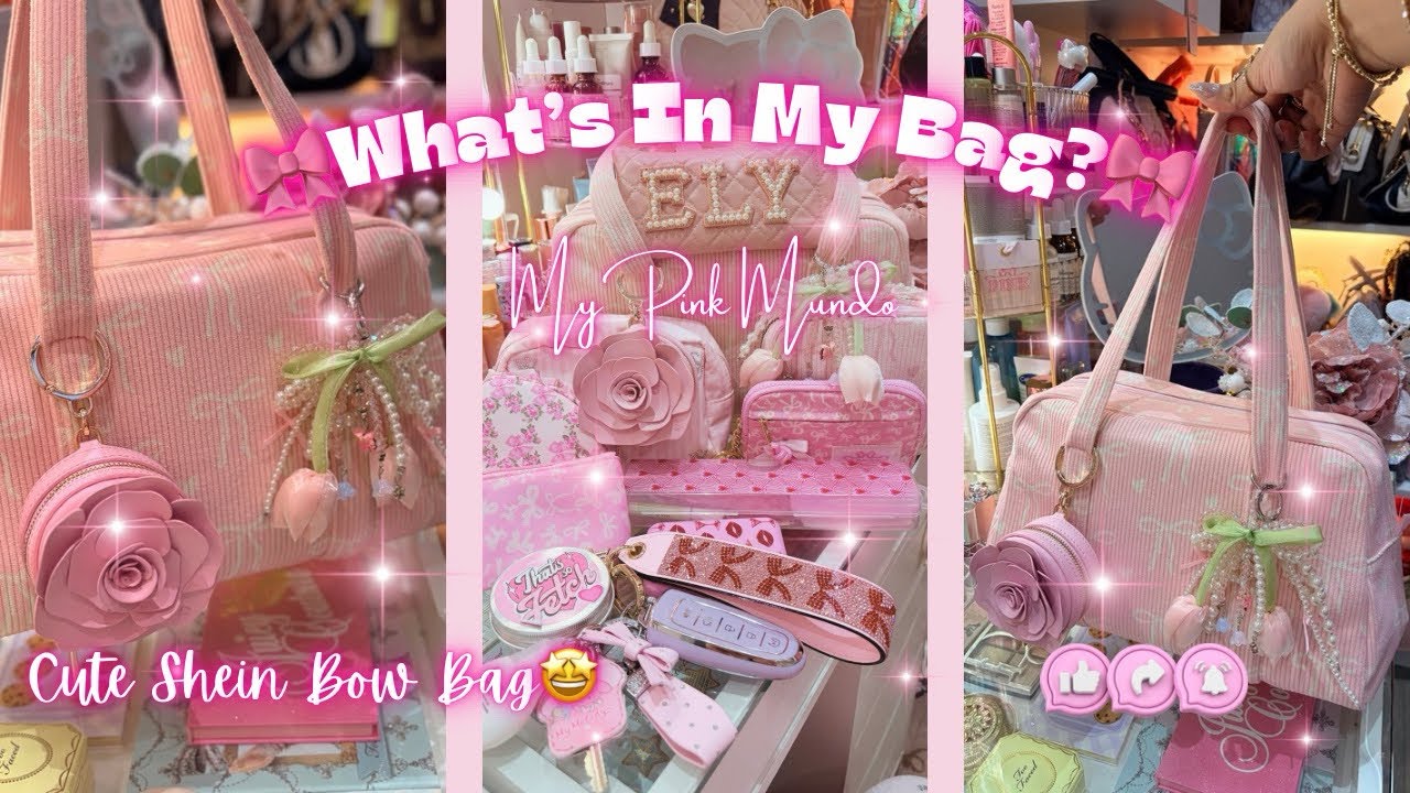 WIMB - WHAT’S IN MY BAG? My Shein Bow Shoulder Bag