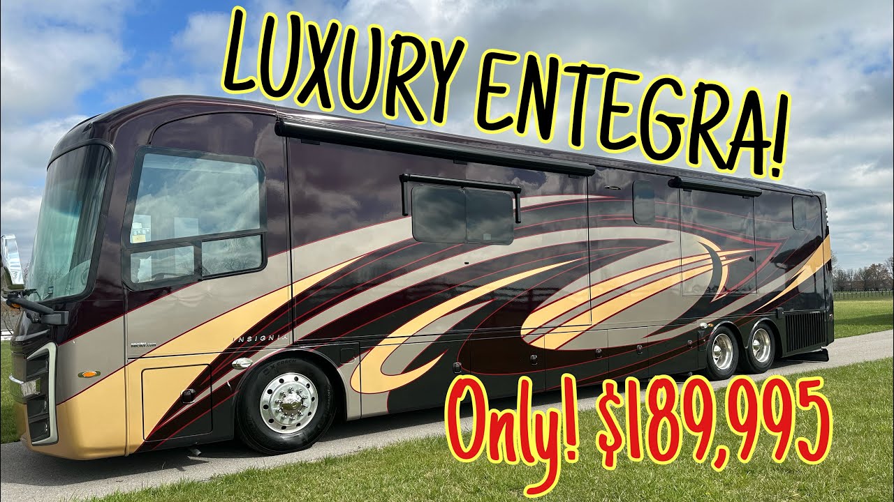 Luxury Class A diesel pusher at an all time low price! 2017 Entegra Insignia 44B for only $189,995