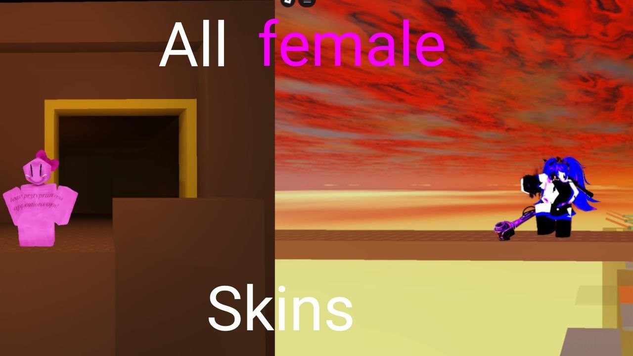 All female killer skins in Forsaken|Forsaken Roblox