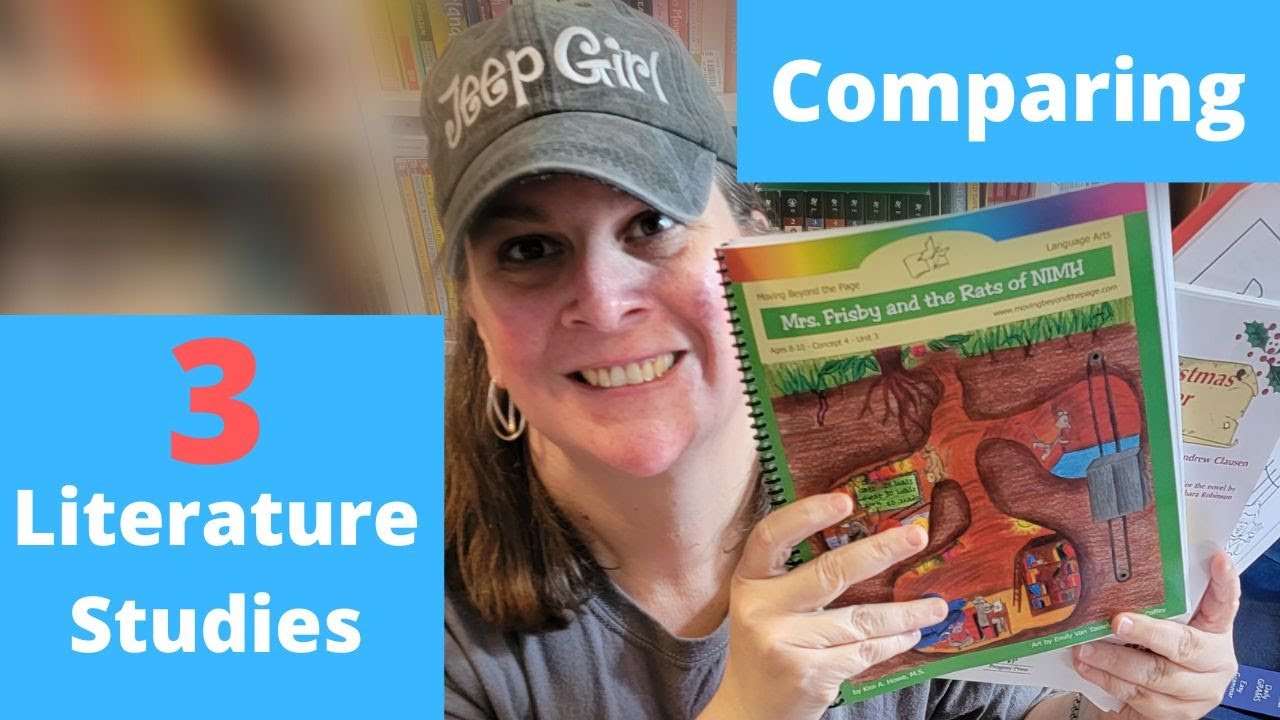Literature Study Guide Comparison // Moving Beyond the Page, Progeny Press, COAH