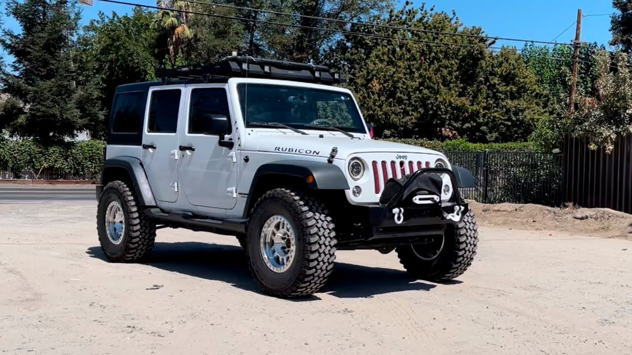 New 17” Vision Beadlock ￼Wheels and Bigger Treadwright Tires For My Jeep Wrangler JKU