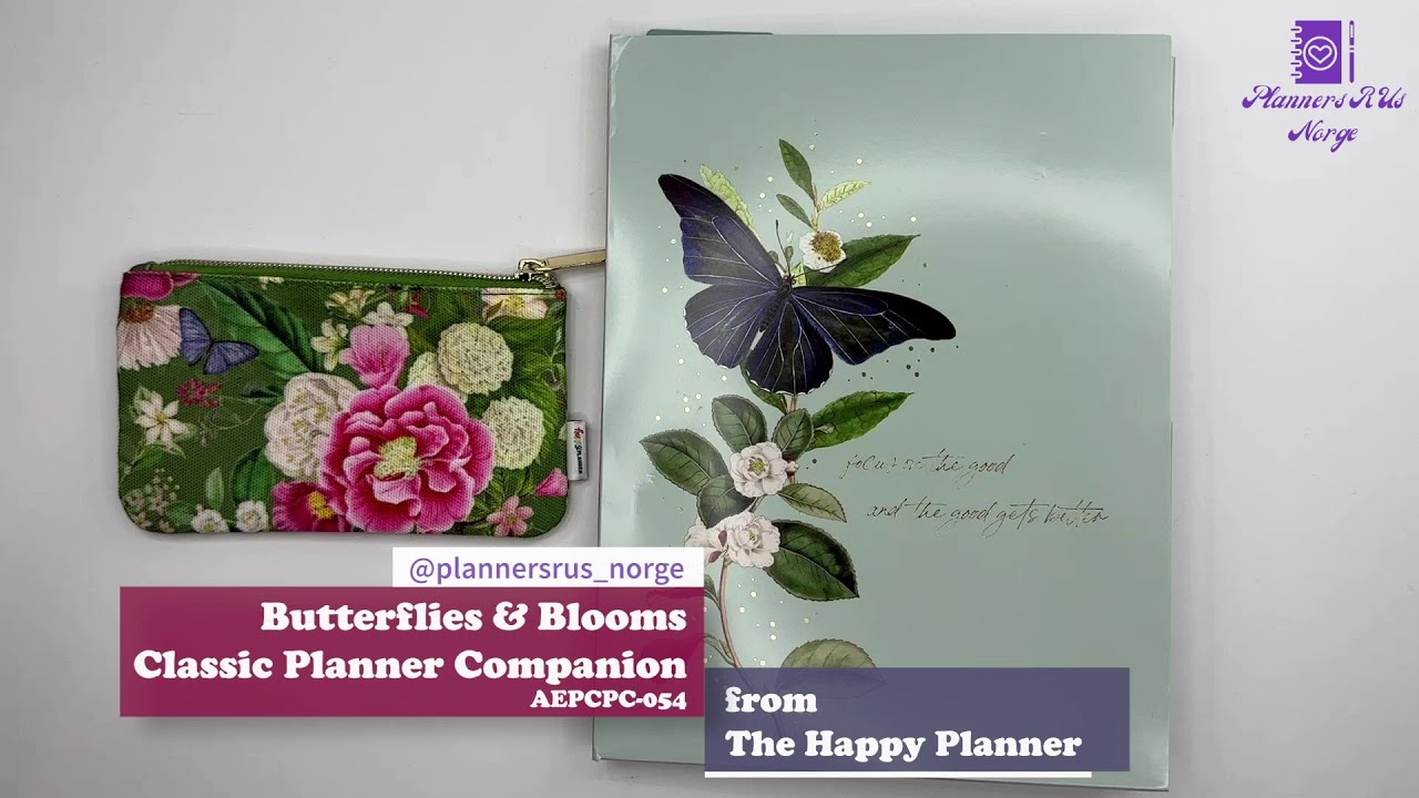 Butterflies & Blooms Planner Companion | The Happy Planner | AEPCPC-054