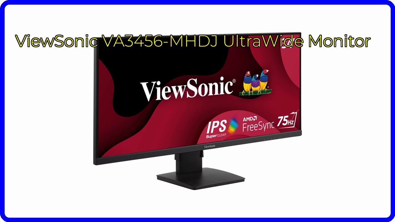 REVIEW (2026): ViewSonic VA3456-MHDJ UltraWide Monitor. First Look.