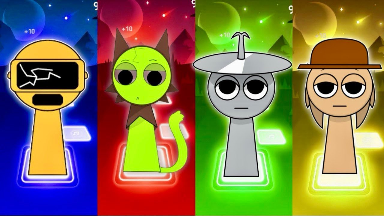SPRUNKI VS SPRUNKI 😱 | Tiles Hop Color Battle