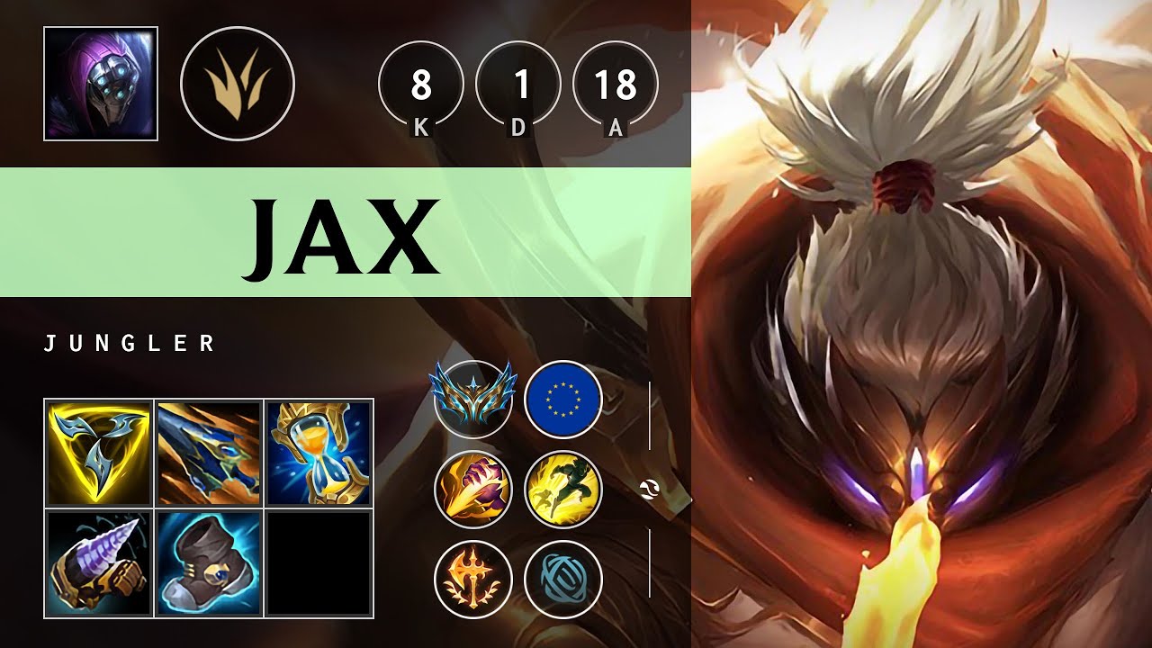 Jax Jungle vs Gragas: Unstoppable - EUW Challenger Patch 14.21