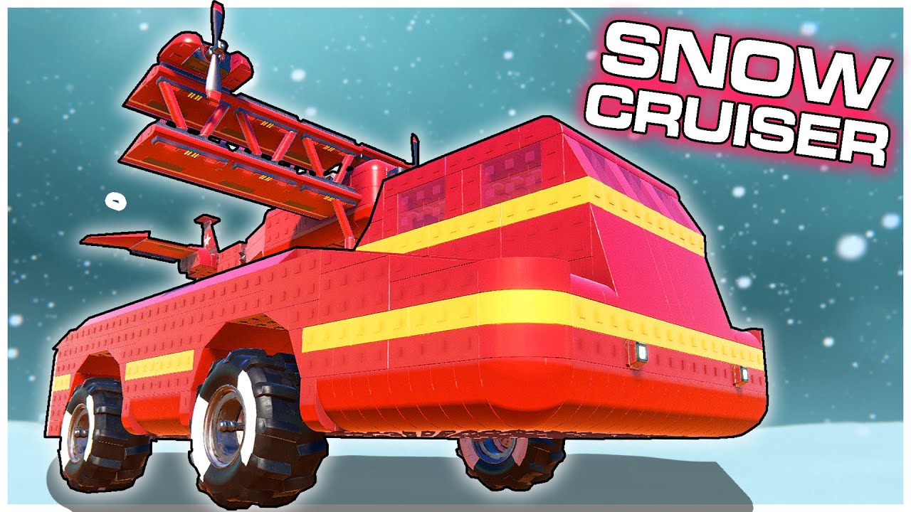 Replicating the Gigantic ANTARCTIC SNOW CRUISER Exploration Vehicle! (Trailmakers High Seas DLC)