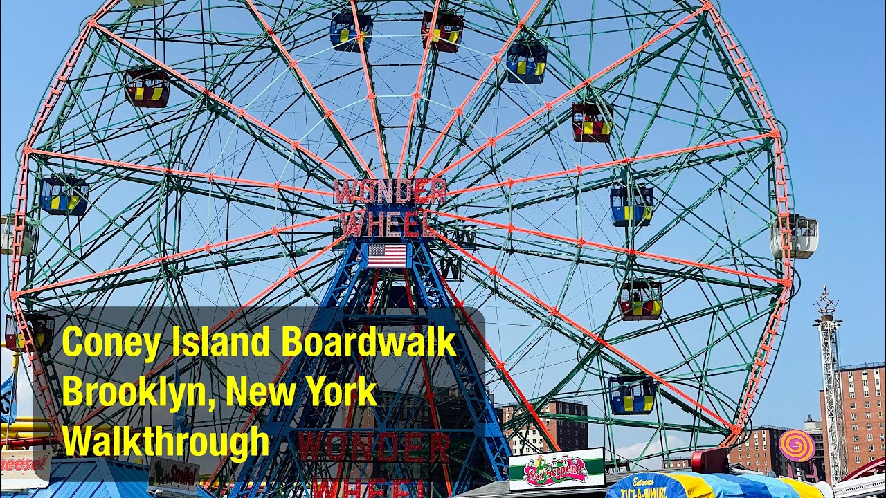 Walkthrough - Coney Island Boardwalk, Brooklyn, New York