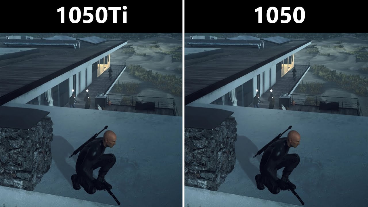 Hitman 2 (2018) GTX 1050 Ti vs GTX 1050