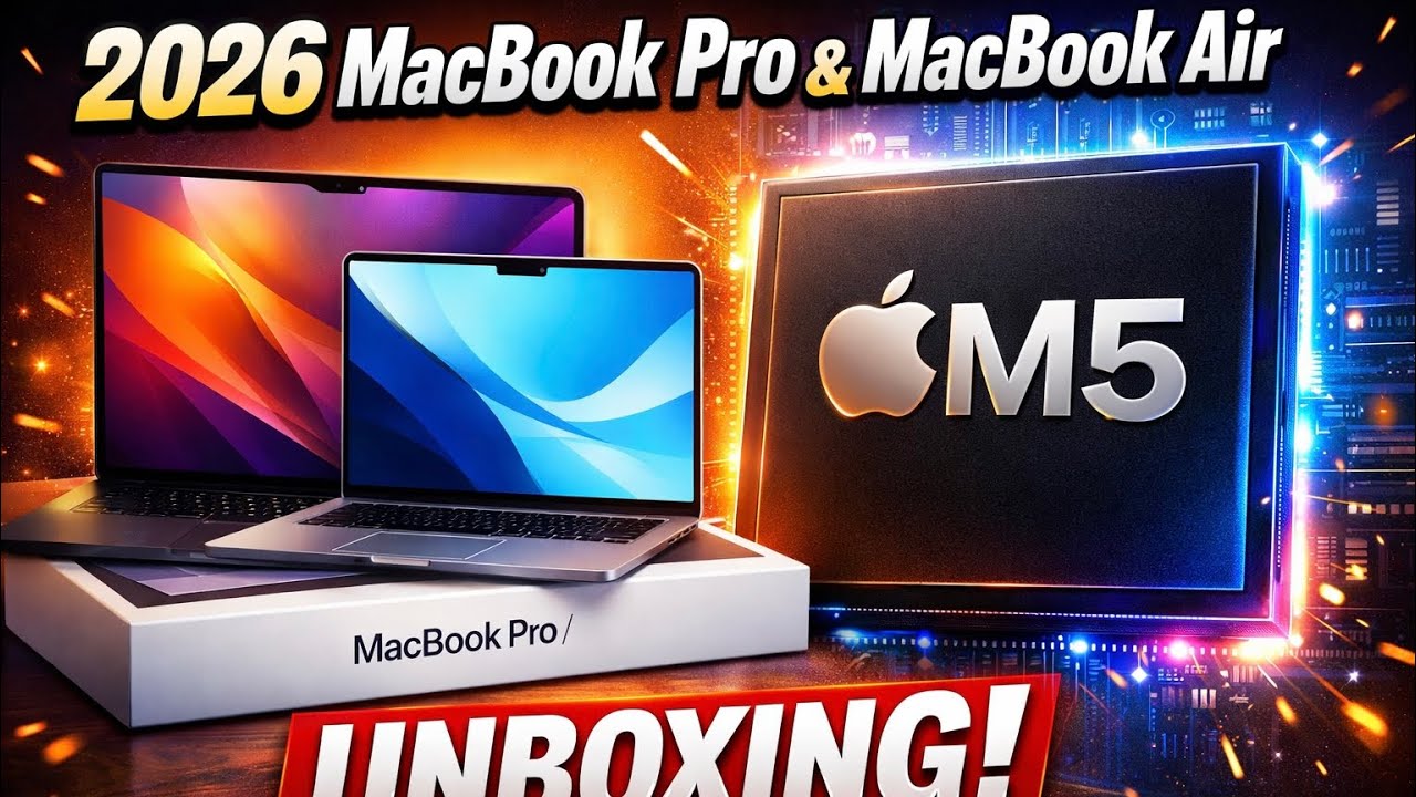 M5 MacBook Pro & MacBook Air 2026 – First Unboxing! 🔥