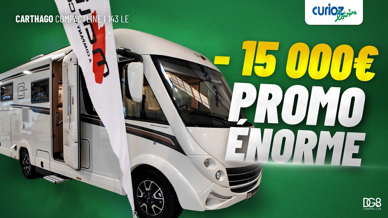- 15 000€ ! Compactline I143 LE : l’exigence Carthago à prix déstocké !