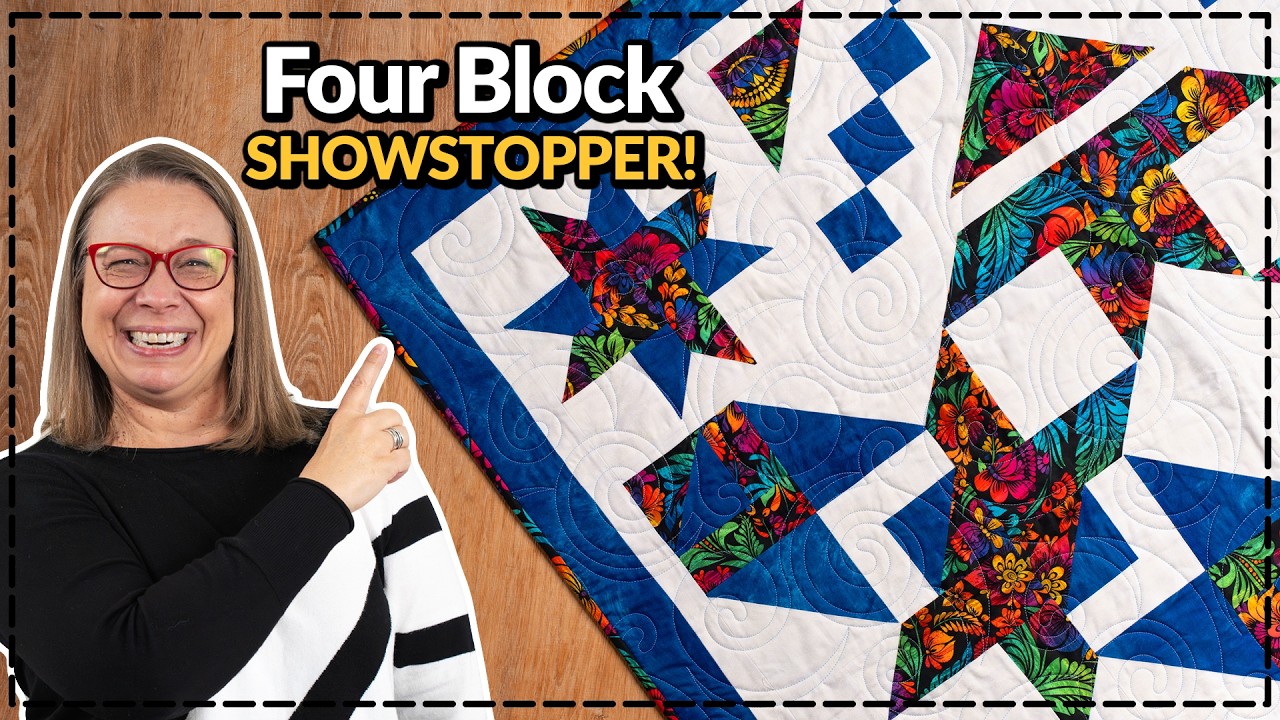 How I Made this SHOWSTOPPING Quilt for 2025!