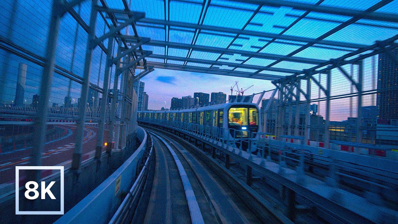 Twilight Ride across Tokyo Bay / 8K 60fps HDR / Ambient Sound