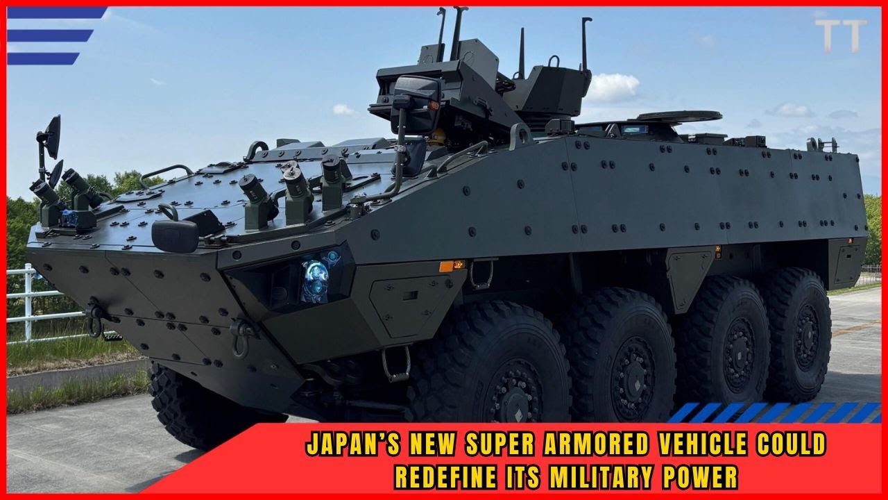 Япония получила первую бронемашину Patria AMV XP 8x8 | Бронемашина нового поколения для Сил самоо...