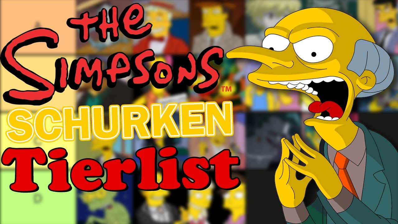 Die Simpsons haben einige Schurken. Sortieren wir sie in eine Tierlist ein.