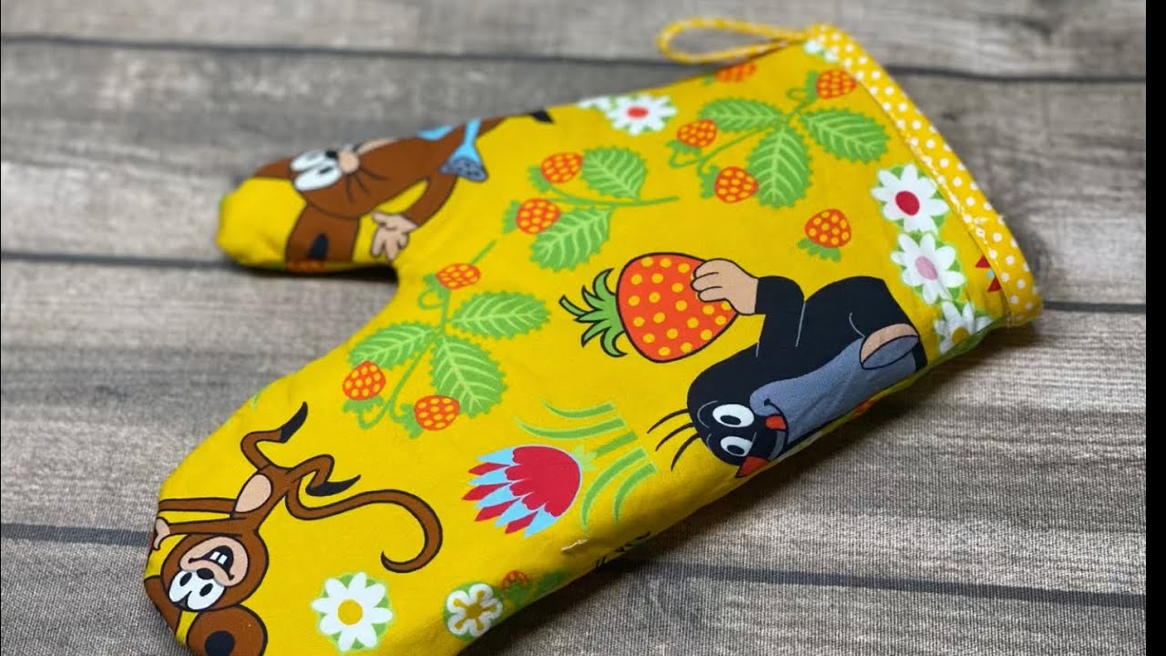 Ofenhandschuhe Topfhandschuhe selber nähen für Anfänger