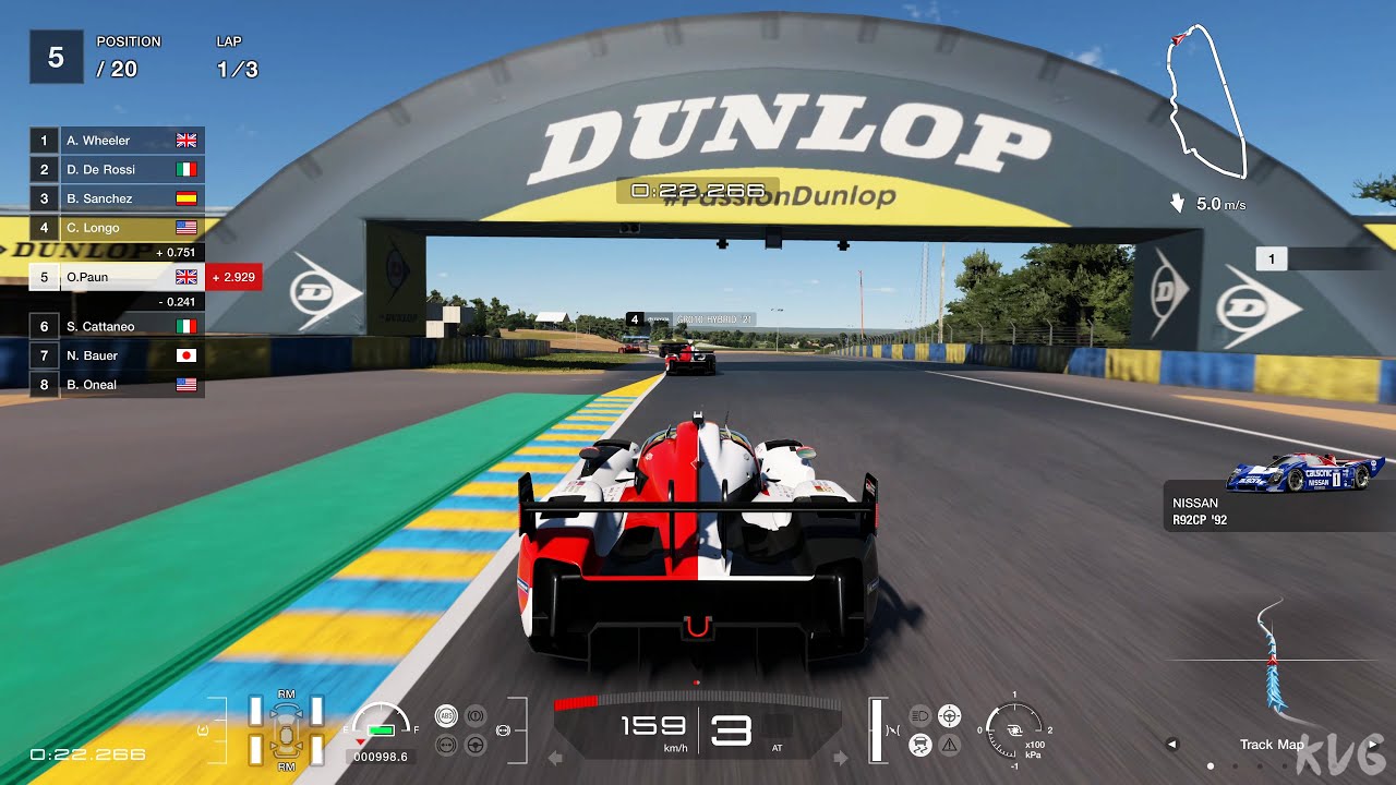 Gran Turismo 7 - 24 Heures du Mans Racing Circuit No Chicane - Gameplay (PS5 UHD) [4K60FPS]