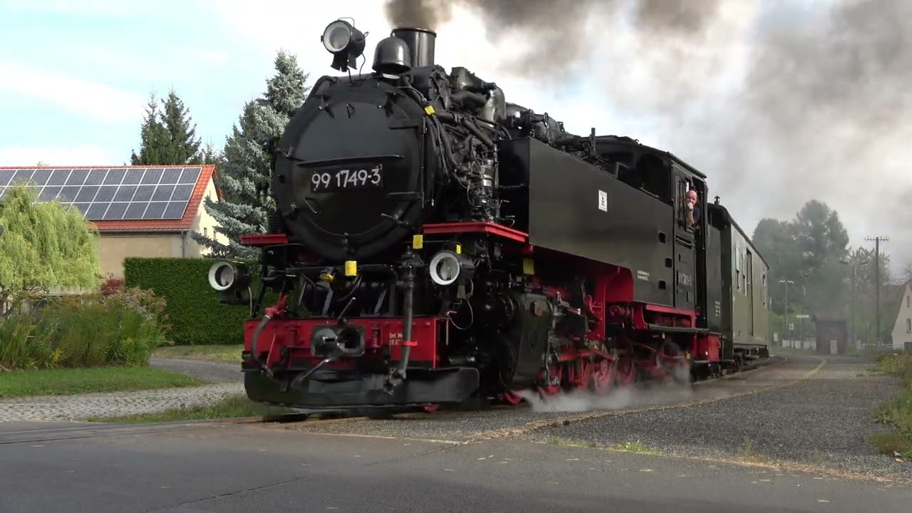 Die Zittauer Schmalspurbahn im Oktober 2023 / Unterwegs zwischen Zittau - Jonsdorf - Oybin