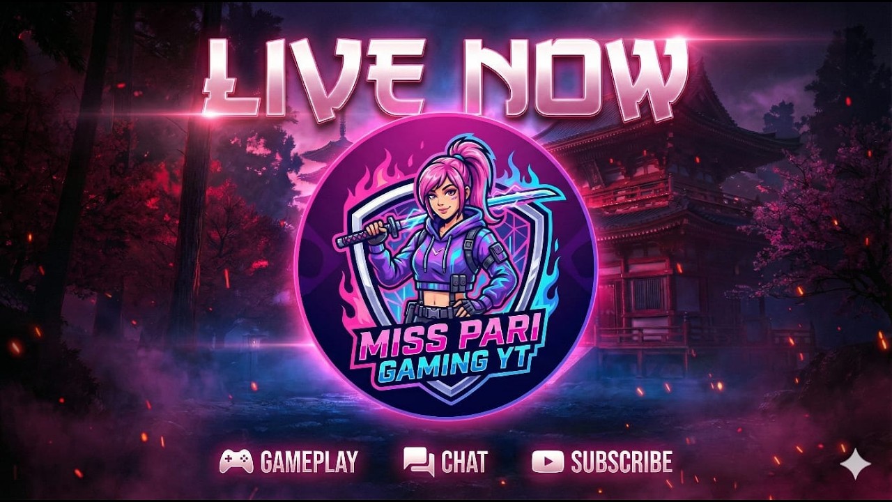 Live streaming of miss pari gaming yt