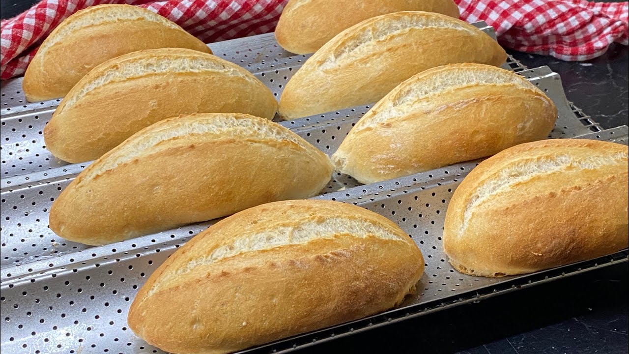 Hausgemachte Brötchen blitzschnell 👌 قولي وداعا لخبز المخابز / خبز ألماني بأسرع واسهل طريقة