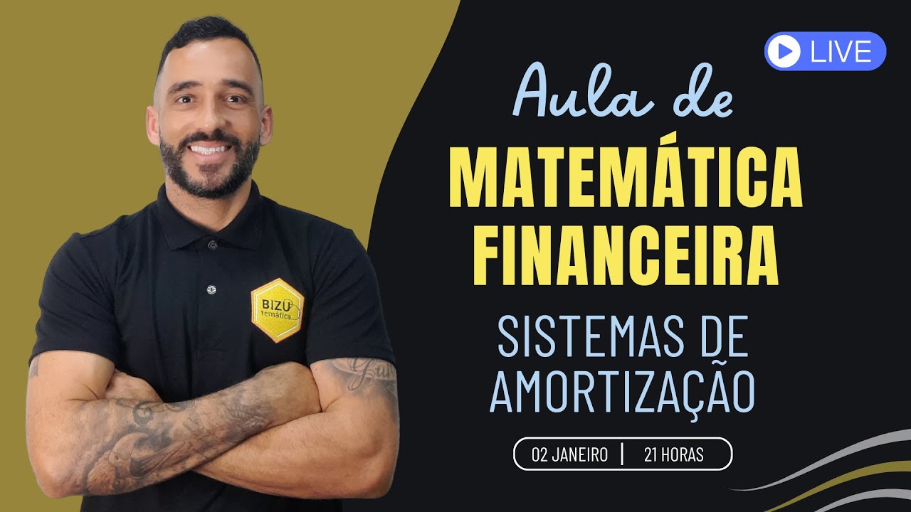 Matemática Financeira - Banco do Brasil - Sistemas de Amortização
