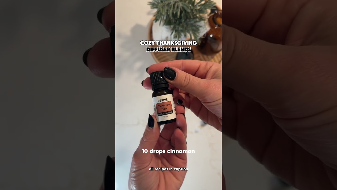 DIY essential oil diffuser blends for thanksgiving #essentialoilsforlife