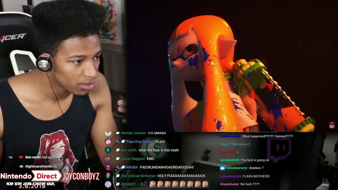 Etika Reacts to SUPER SMASH BROS REVEAL TRAILER FOR NINTENDO SWITCH Coming 2018 ( Stream Highlight )