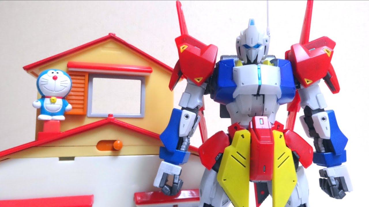 【ドラえもん のび太と鉄人兵団 】百式ザンダクロスカラー笑 ヲタファのガンプラレビュー / GUNPLA Doraemon Zanda Claus custom paint