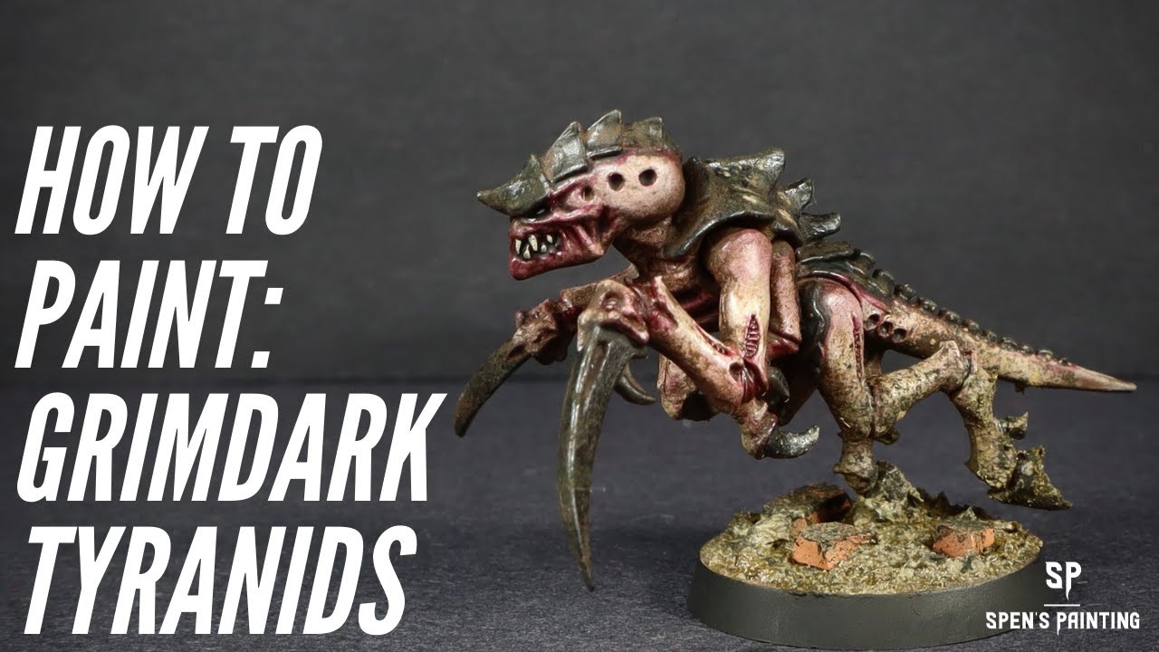 How to paint Grimdark Tyranids #warhammer