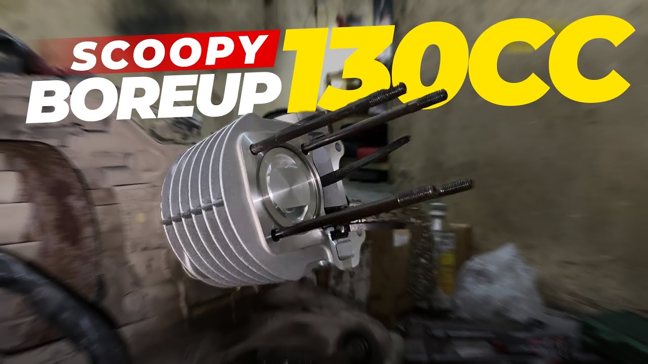 BORE UP Scoopy 130cc | Can it beat Vario?