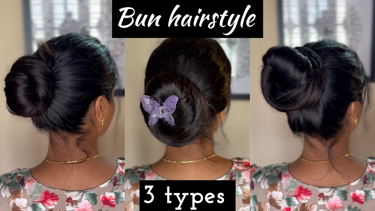 Quick and simple bun hairstyle || 1 min hairstyle || hairstyle tutorial || long hair bun || haircare