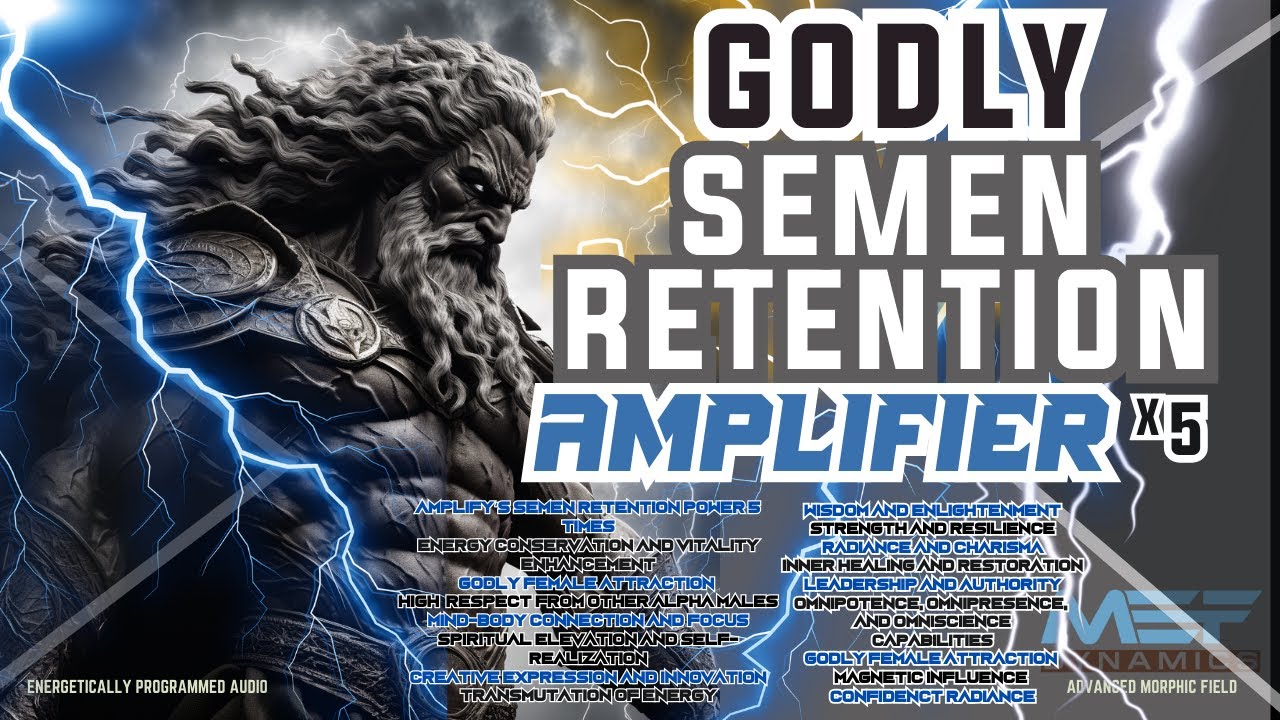 Godly Semen Retention Booster x5 (Each day = 5 Days!)  FEEL LIKE A GOD!