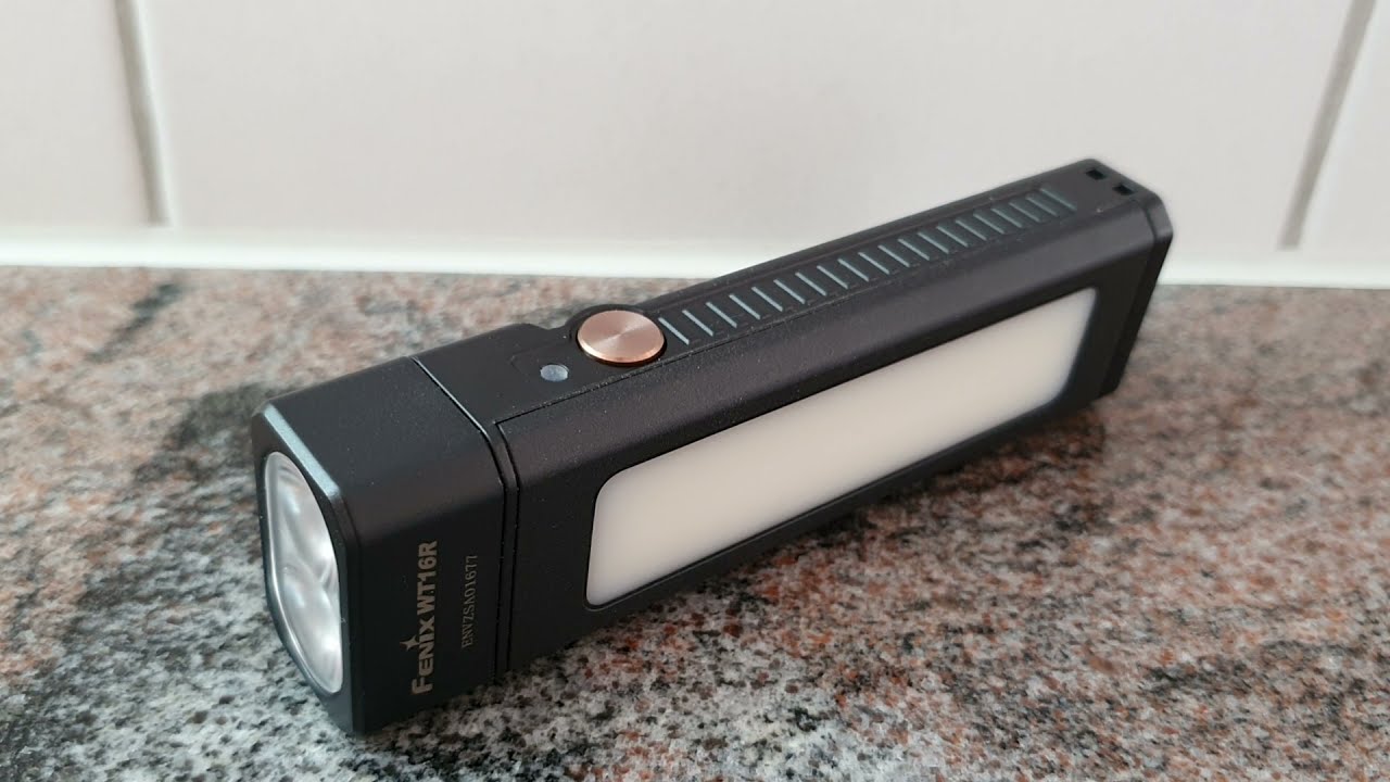 Fenix WT16R LED Arbeitslampe mit Warnlicht, Magneten und USB-C Ladeport