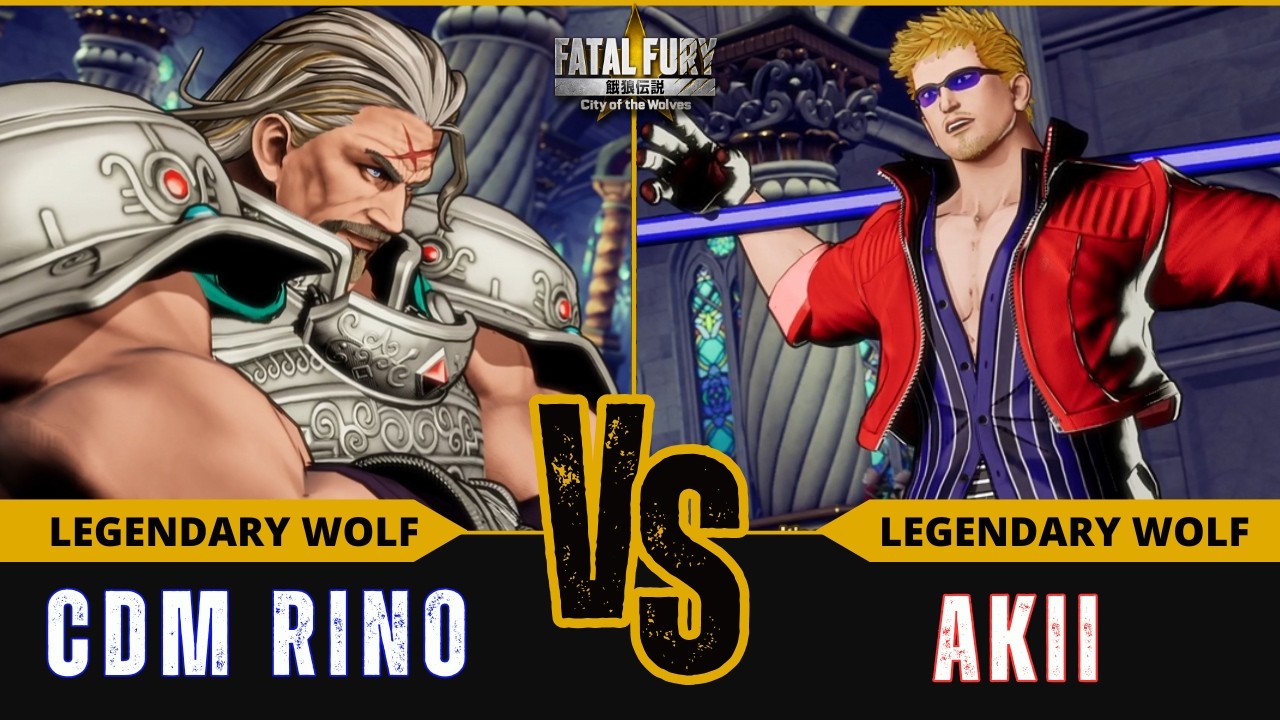 FF:CotW 🐺 CDM RINO (Wolfgang Krauser) vs AKII (Billy Kane)⭐Replay Match - FATAL FURY: CotW - 4/26