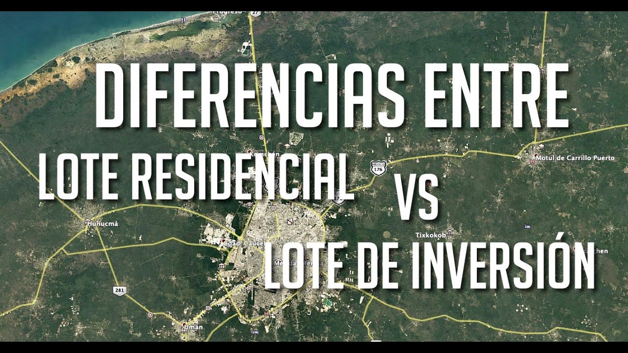 Diferencias entre un LOTE RESIDENCIAL vs LOTE DE INVERSIÓN 🤓 #Yucatán