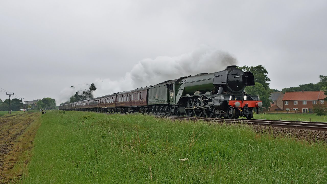 60103 "Flying Scotsman" in North Lincolnshire - 10th & 11th June 2016