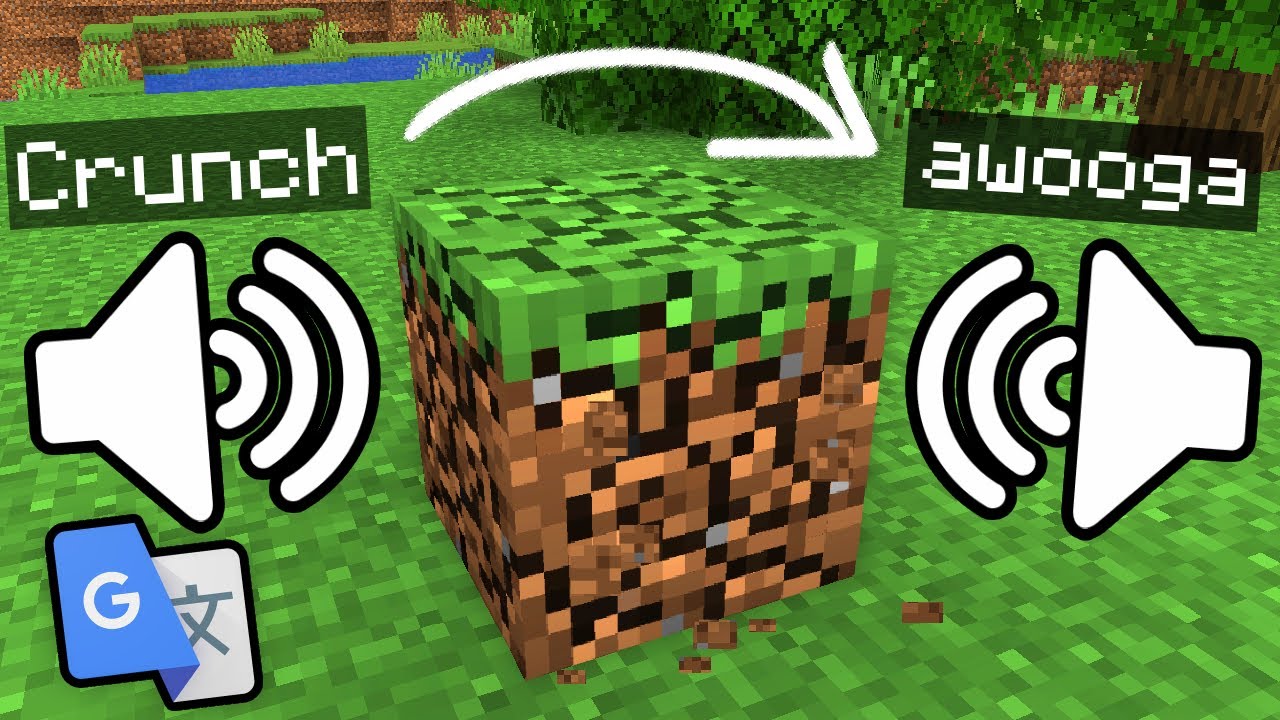 Я пропустил каждый звук Minecraft через Google Translate 1 КВАДРИЛЛИОН раз...